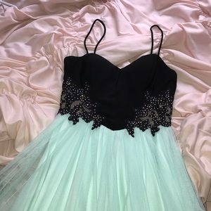 Macy’s Light Blue Prom Dress